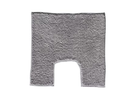 Wc-mat Indiana Shape 50x50cm - chenille - grijs
