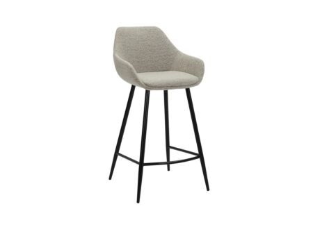 Barstoel Fangio ZH68cm - stof - grijs