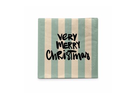 Serviette Merry 33x33cm - 20 stuks