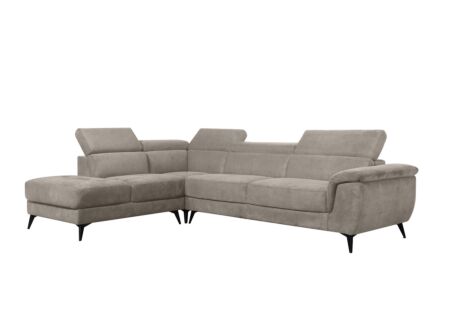Hoeksalon Condor stof champagne
