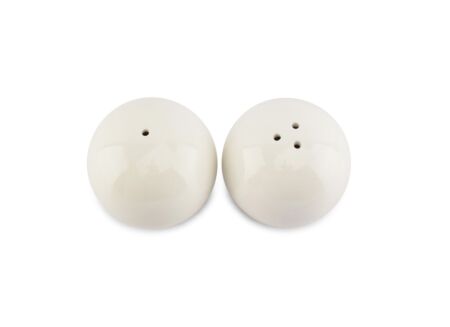 Peper en zoutmolen Cucina H6cm stoneware wit