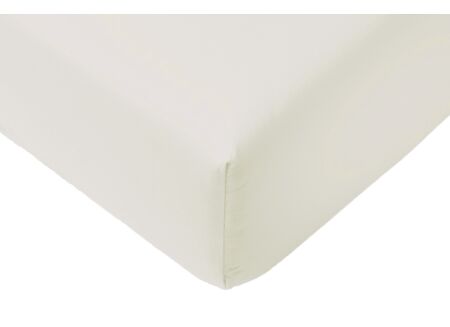 Hoeslaken Lauren 140x200cm - jersey katoen - gebroken wit