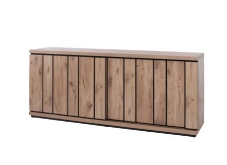 Dressoir Stefan 232cm - meubelplaat - canyon oak