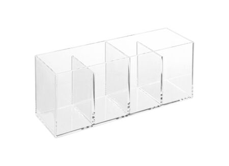 Organizer Selena 22,3x7xH9,8cm - plexiglas - transparant