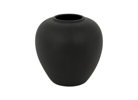 Vaas Rily H22cm - keramiek - zwart