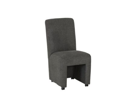 Stoel Larissa 50x70x100cm - stof - antraciet