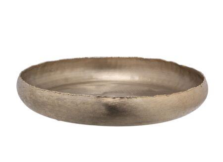 Schaal Ø36,5cm - aluminium - goud