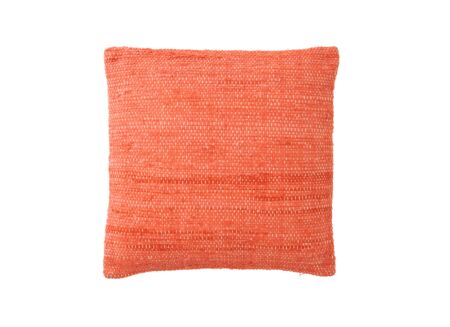Kussen Katoen 45x45cm - stof - koraalrood