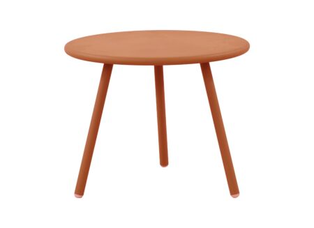 Table d'appoint Tripod Ø60cm - métal - orange