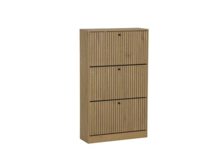 Schoenenkast Salaria 72x25x122cm - decor - eik