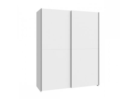 Schuifdeurkast Schach & Mat 150cm - decor - wit