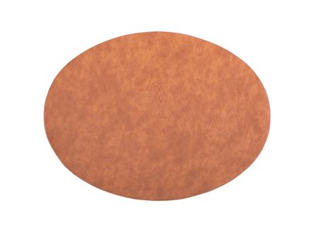 Placemat Troja 45x33cm lederlook caramel
