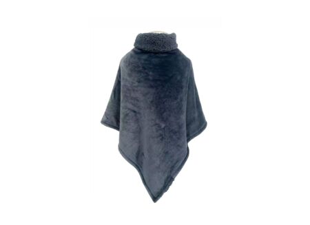 Poncho Kopenhagen microvezel antraciet