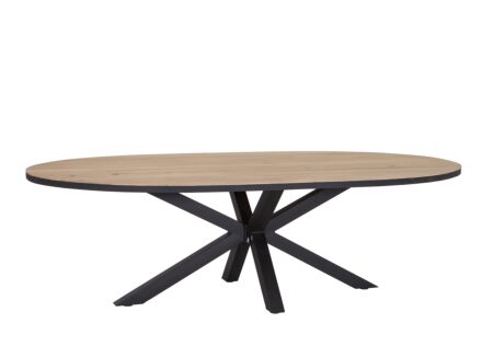 Tafel Ark  250x128cm - eik massief - naturel