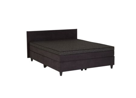 Bedbox BOX53 140x200cm - stof - antraciet