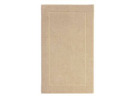 Tapis de bain London 60x100cm - coton - golden avec antidérapant