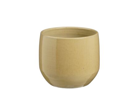 Bloempot Matteo Ø22x18cm - terracotta - taupe