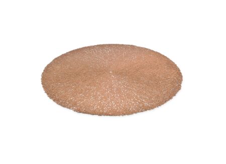 Placemat Vene Ø38cm - kunststof - koper