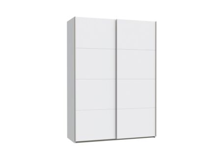 Schuifdeurkast Schach & Mat 2 150cm - decor - wit