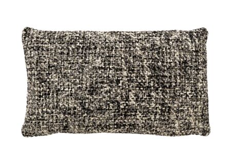 Kussen Philippe 50x30cm - katoen & polyester - raven