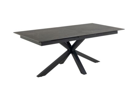 Tafel NEE 200/240x100cm - keramiek - mat zwart