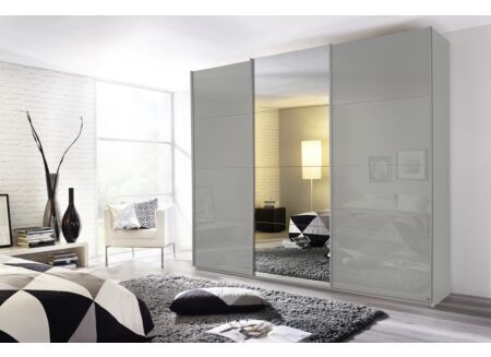 Schuifdeurkast 270cm - decor - grijs