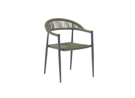 Tuinstoel Guava aluminium groen