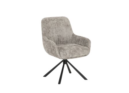 Draaistoel Jump 47x60x88cm - stof - lichtgrijs