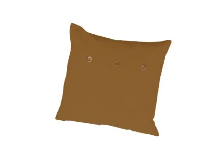 Kussenhoes Musa 45x45cm - katoen - goud bruin