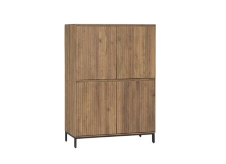Kast Aquilano 120x45x170cm - acacia massief - naturel