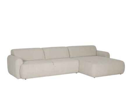 Hoeksalon Malmo 340x171cm - stof - beige