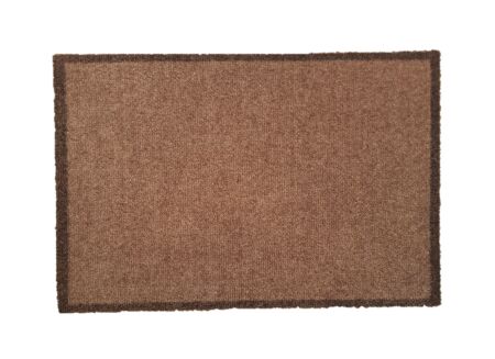 Deurmat Eco-clean 120x50cm polyamide bruin