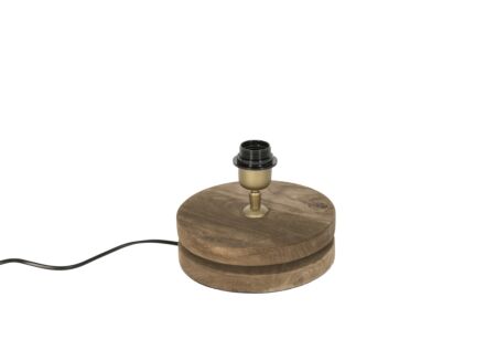 Lampenvoet E27 Ø20cm - hout - naturel
