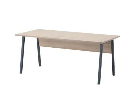 Bureau 180x80cm - melamine - bruin & grijs
