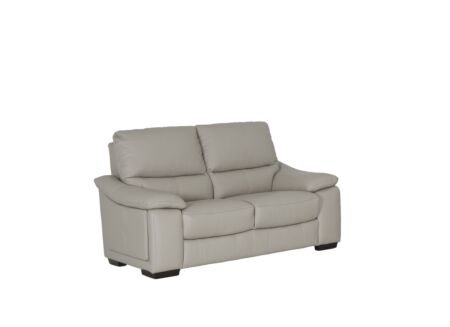 Zetel Elegy 2-zit - leder - grijs