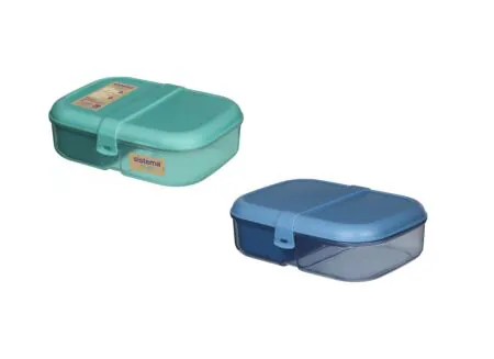 Lunchbox 1 - Lunch box 1,1L bleu vert