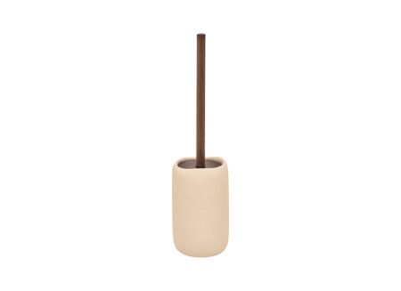 Wc-borstel Oleya H41,5cm - polyresine - beige