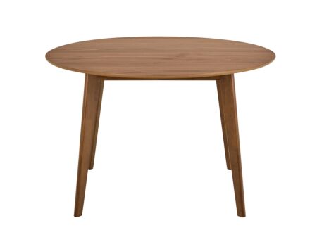 Tafel Ø120x76cm - walnoot fineer - bruin