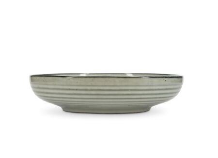 Schaal Artisan 32x7,5cm - stoneware - groen