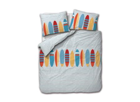 Dekbedovertrek Surfboard 200x200/220cm - katoen - multicolor
