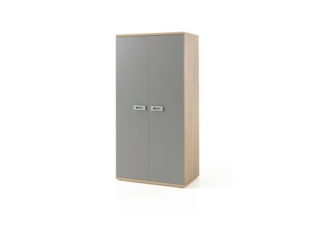 Kleerkast Jules 100cm - decor - minerva eik/artis grijs