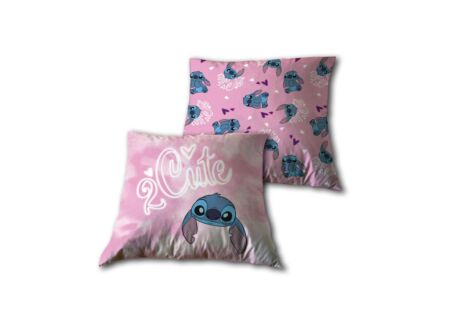 Kussen Stitch 40x40cm - polyester - roze