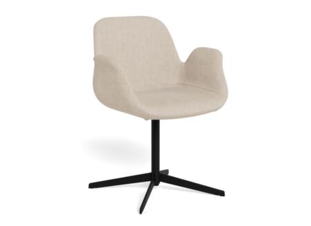 Draaistoel 57,5x55x81cm - stof - zand