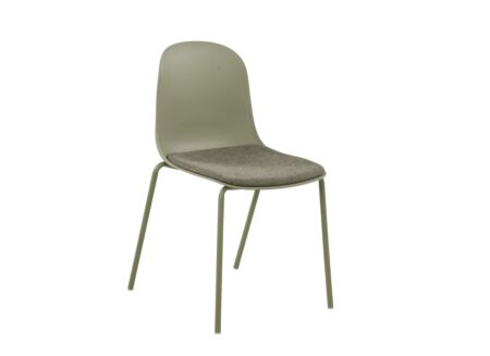 Stoel Finch 49x51,5x84,5cm - kunststof - groen