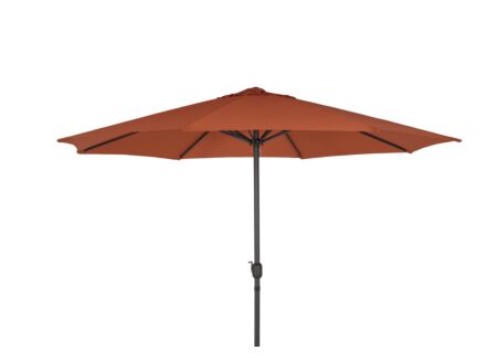 Parasol Nerissa Ø350cm rood met beschermhoes