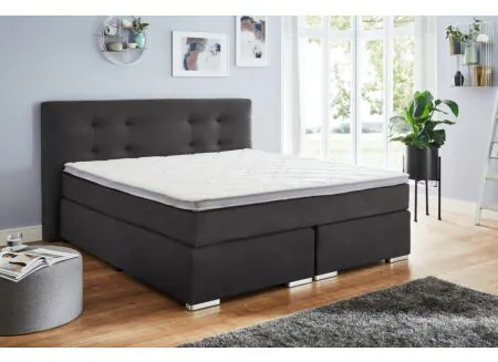 Boxspring BX1670 180x200cm - tissu - anthracite