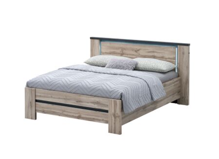 Bed Elvira 140x200cm - decor - canada oak