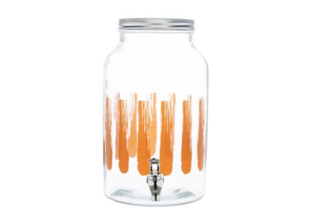 Drankdispenser Brisa 6L - glas - oranje
