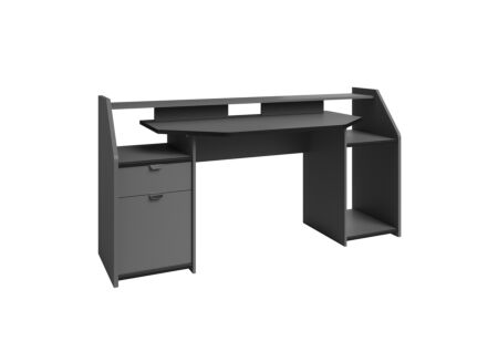 Gamingbureau Set Up 180x67cm donkergrijs
