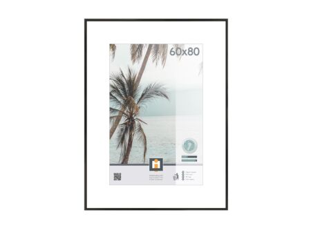 Fotokader Kyoto 80x60cm - kunststof & glas - zwart